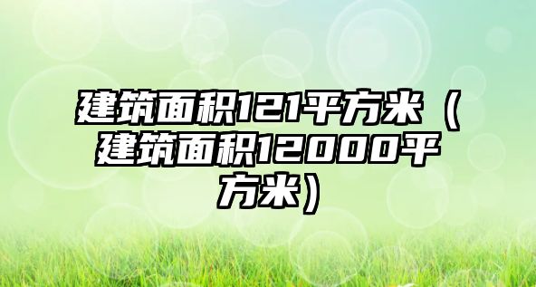 建筑面積121平方米（建筑面積12000平方米）