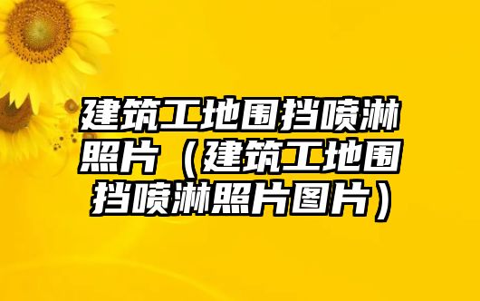 建筑工地圍擋噴淋照片（建筑工地圍擋噴淋照片圖片）