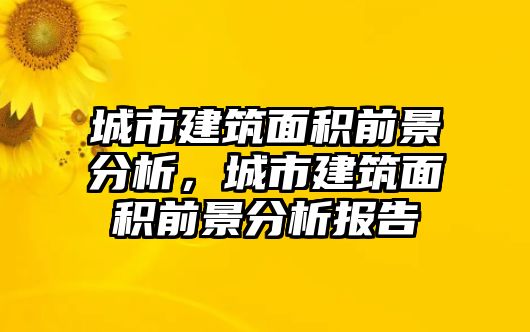 城市建筑面積前景分析，城市建筑面積前景分析報(bào)告