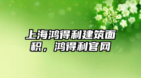 上海鴻得利建筑面積，鴻得利官網