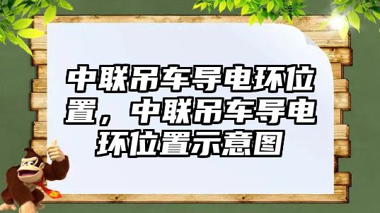 中聯(lián)吊車導電環(huán)位置，中聯(lián)吊車導電環(huán)位置示意圖