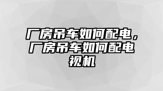 廠房吊車如何配電，廠房吊車如何配電視機(jī)