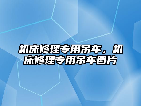 機床修理專用吊車，機床修理專用吊車圖片