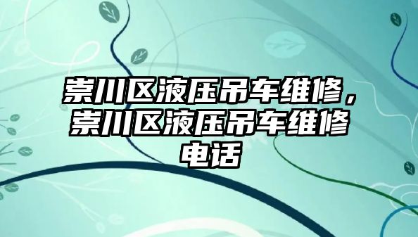 崇川區(qū)液壓吊車維修，崇川區(qū)液壓吊車維修電話